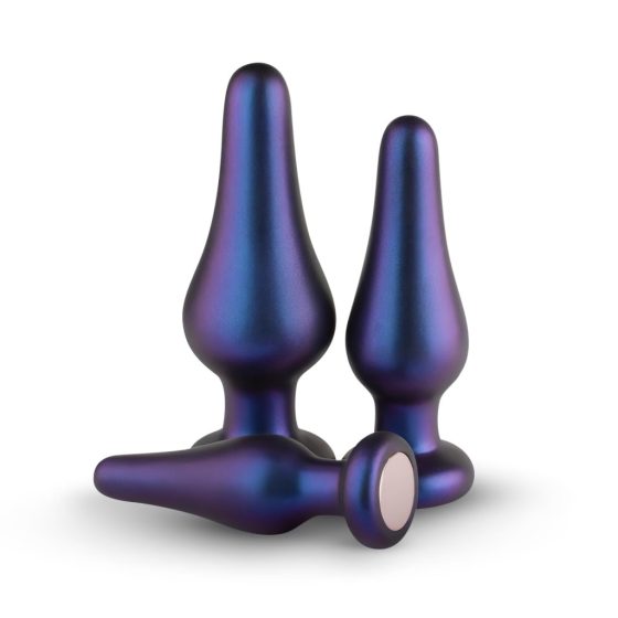 Hueman Comets - Silicone Anal Dildo Set (3-Piece) - Purple