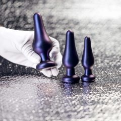 Hueman Comets - Silicone Anal Dildo Set (3-Piece) - Purple