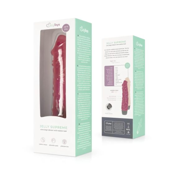 Easytoys Jelly Supreme - Realistic Vibrator (Pink)