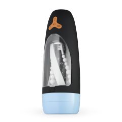   CRUIZR CP01 - Rechargeable Rotating-Sucking Masturbator (Black-Blue)