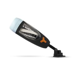   CRUIZR CP01 - Rechargeable Rotating-Sucking Masturbator (Black-Blue)