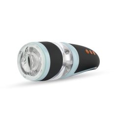   CRUIZR CP02 - Battery-Powered, Rotating Vibrating Masturbator (Black-Blue)