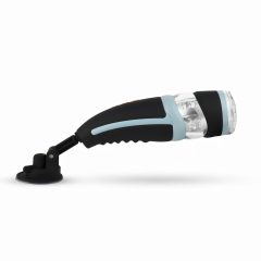   CRUIZR CP02 - Battery-Powered, Rotating Vibrating Masturbator (Black-Blue)