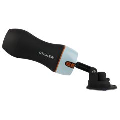   CRUIZR CM06 - Battery-Operated, Groaning Vibrator Masturbator (Black-Blue)