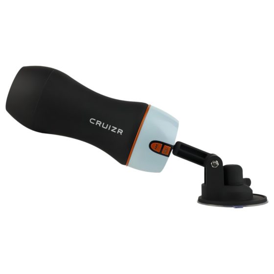 CRUIZR CM06 - Battery-Operated, Groaning Vibrator Masturbator (Black-Blue)