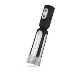   CRUIZR CS08 - Battery-powered, Automatic Penis Pump (Black-Clear)