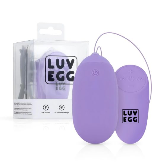 LUV EGG XL - Rechargeable, Wireless Vibrating Egg (Purple)