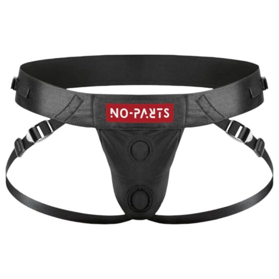 No-Parts Taylor - Attachable Harness with Double O-Rings - Black (S-L)