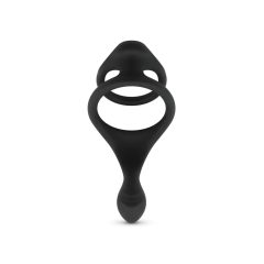 Easytoys Pleasure Ring - Flexible Cock and Ball Ring (Black)