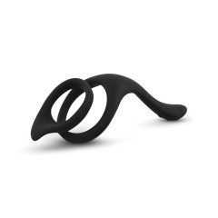 Easytoys Pleasure Ring - Flexible Cock and Ball Ring (Black)