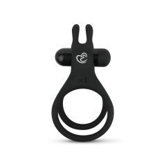   Easytoys Share Ring - Vibrating Penis and Testicle Ring (Black)