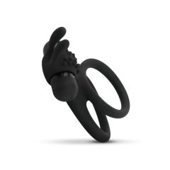 Easytoys Share Ring - Vibrating Cock and Ball Ring (Black)