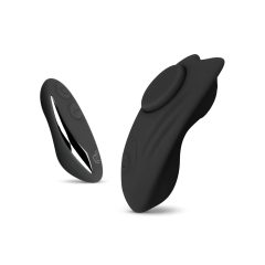   Buzzy Butterfly - Rechargeable, Wireless Waterproof Clitoral Vibrator (Black)