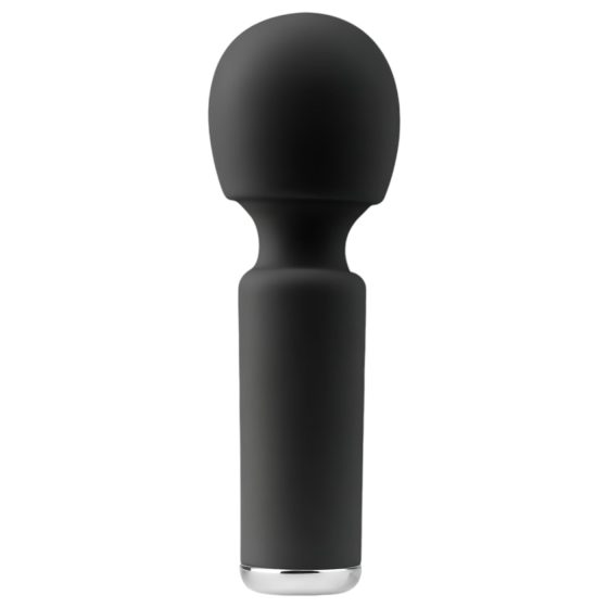 Easytoys Wonder Wand - rechargeable mini massager vibrator (black)