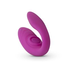   Easytoys Tap Dancer - Rechargeable, Waterproof, Wireless Couple Vibrator (Pink)