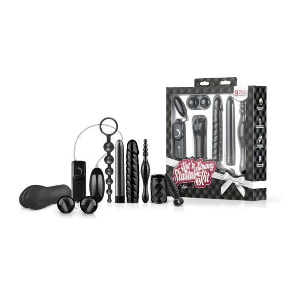 LoveBoxxx Hot 'n Steamy - Beginner Vibrator Set (9 pieces)