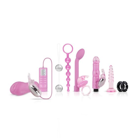 LoveBoxxx Flirty 'n Sweet - Beginner Vibrator Set (9-Piece)