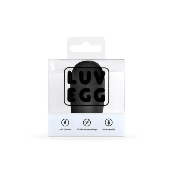 LUV EGG - Rechargeable, Wireless Vibrating Egg (Black)