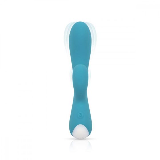Cala Azul Martina - Rechargeable, waterproof G-spot vibrator with tickle lever (blue)