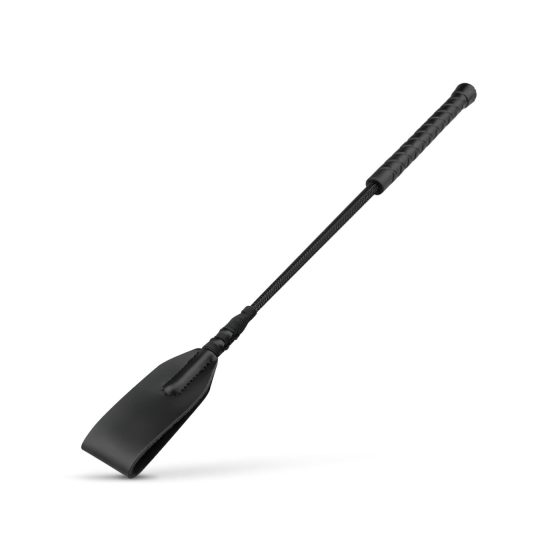 Leather-Look Riding Crop (Black)