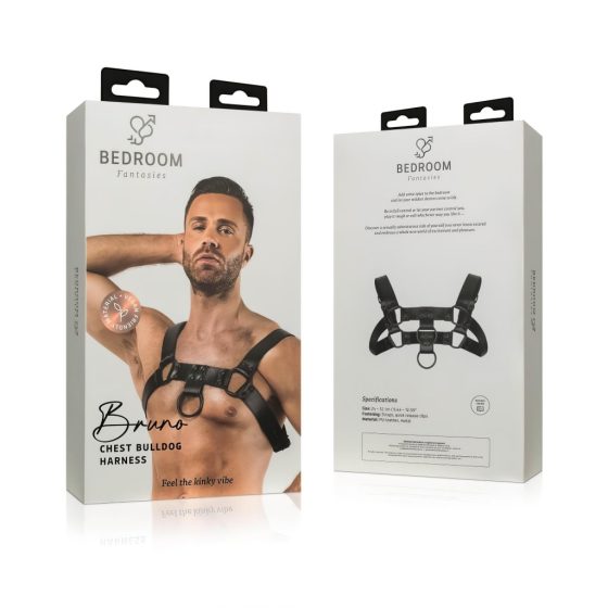 Bedroom Fantasies Bruno - Body Harness Top (Black) - S-XL