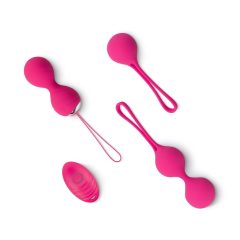   Easytoys LoveBalls - Vibrating Geisha Balls Set - 3 Pieces (Pink)