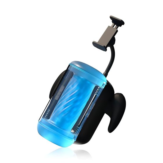 BLOWCAST Wingman Lite - Automatic Gaming Masturbator (Blue-Black)