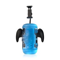   BLOWCAST Wingman Pro - Automatic Gaming Masturbator (Blue-Black)