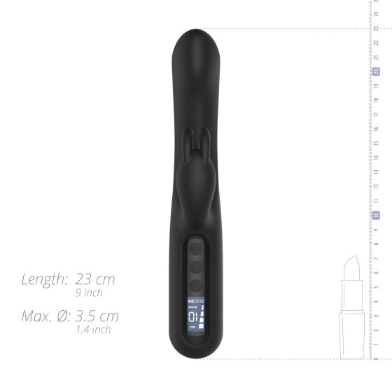 BLAQ - Digital Rabbit Clitoral Vibrator (Black)