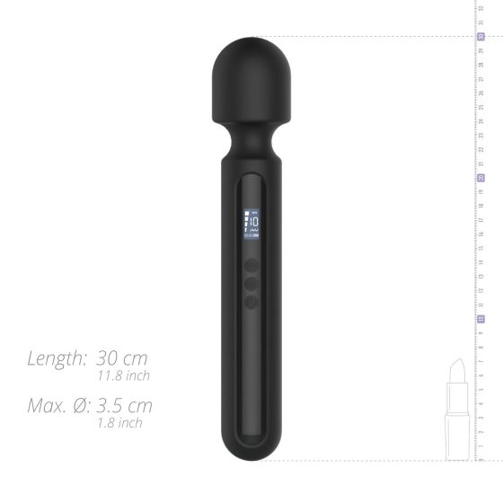 BLAQ - Large Digital Massage Vibrator (Black)