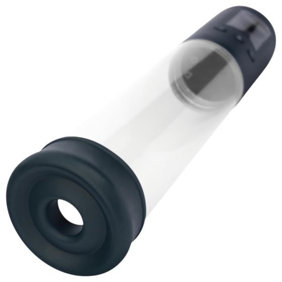 Boners - Automatic LCD Penis Pump (Transparent-Black)