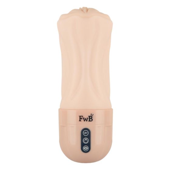 FWB - Lifelike Vibrating Suction Vagina (Natural)