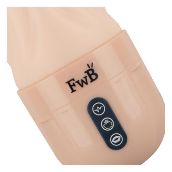 FWB - Lifelike Vibrating Suction Vagina (Natural)