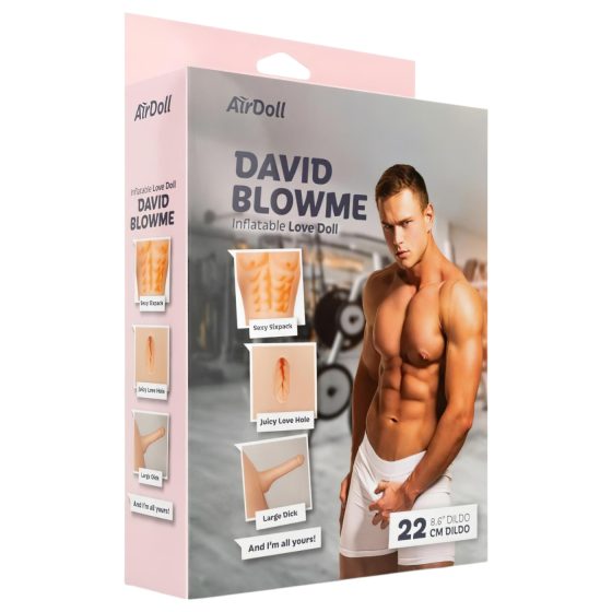 AirDoll David Blowme - Inflatable Male Doll (Natural)