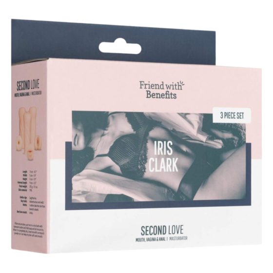 FWB - Iris Clark Lifelike Masturbator Set (Natural)