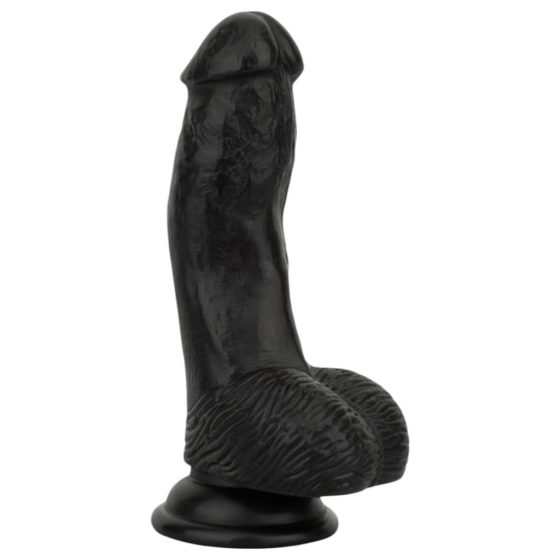 Easytoys - Realistic Dildo with Testicles - 12 cm (Black)