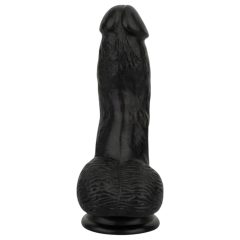 Easytoys - Realistic Dildo with Testicles - 12 cm (Black)