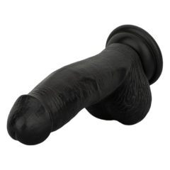 Easytoys - Lifelike Dildo With Balls - 12 cm (Black)