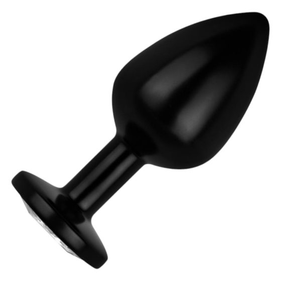 Easytoys Anal Collection - Anal Dildo With Gem - M (Black)