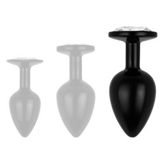 Easytoys Anal Collection - anal dildo with gem - L (black)