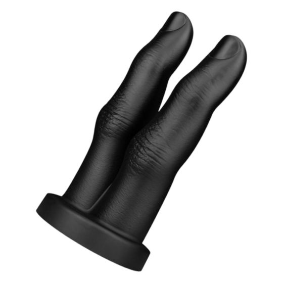 BUTTR Victory - Double Finger Anal Dildo (Black)