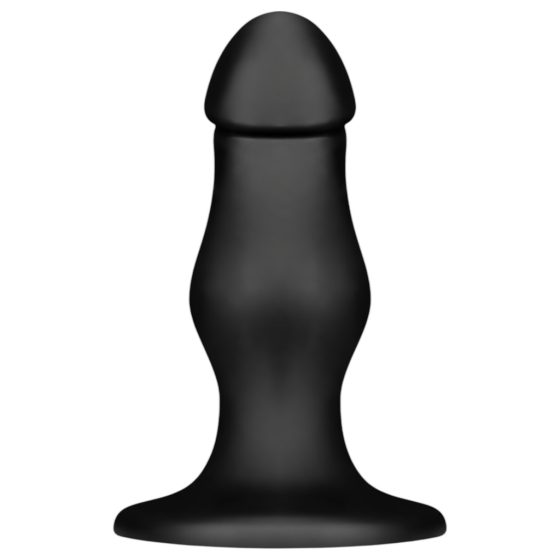 BUTTR FIM-92 - suction cup anal dildo (black)