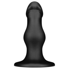 BUTTR FIM-92 - suction cup anal dildo (black)