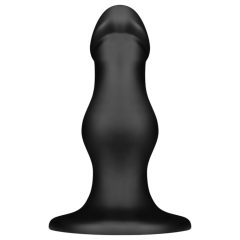 BUTTR FIM-92 - suction cup anal dildo (black)