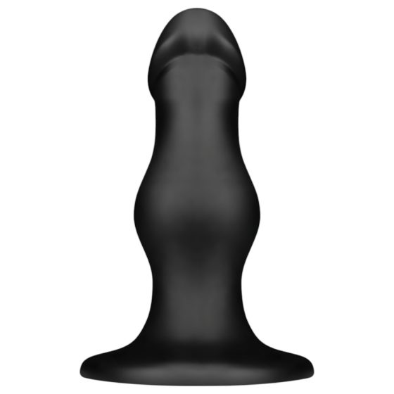 BUTTR FIM-92 - suction cup anal dildo (black)