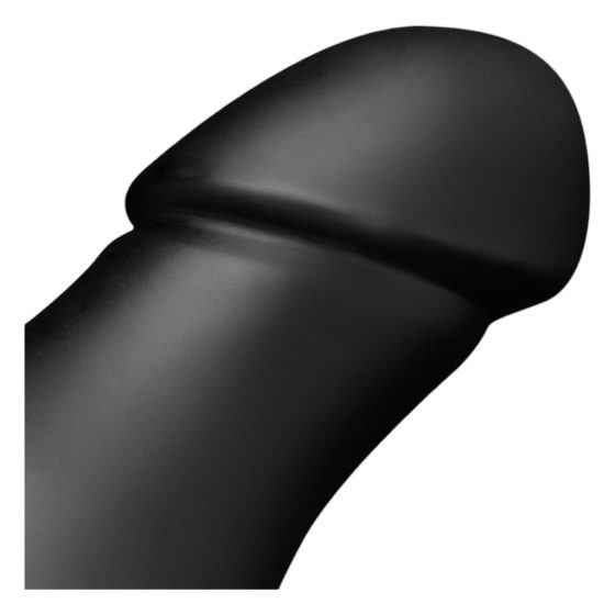 BUTTR FIM-92 - suction cup anal dildo (black)