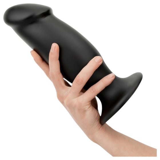 BUTTR AH-1 - suction cup anal dildo (black)