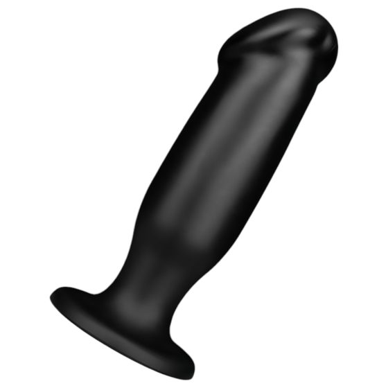 BUTTR AH-1 - suction cup anal dildo (black)