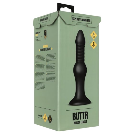 BUTTR Explosive Warhead - extreme anal dildo (black)