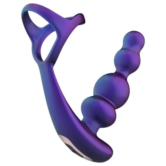 Hueman Stellar Force - Anal Vibrator And Cock Ring (Purple)